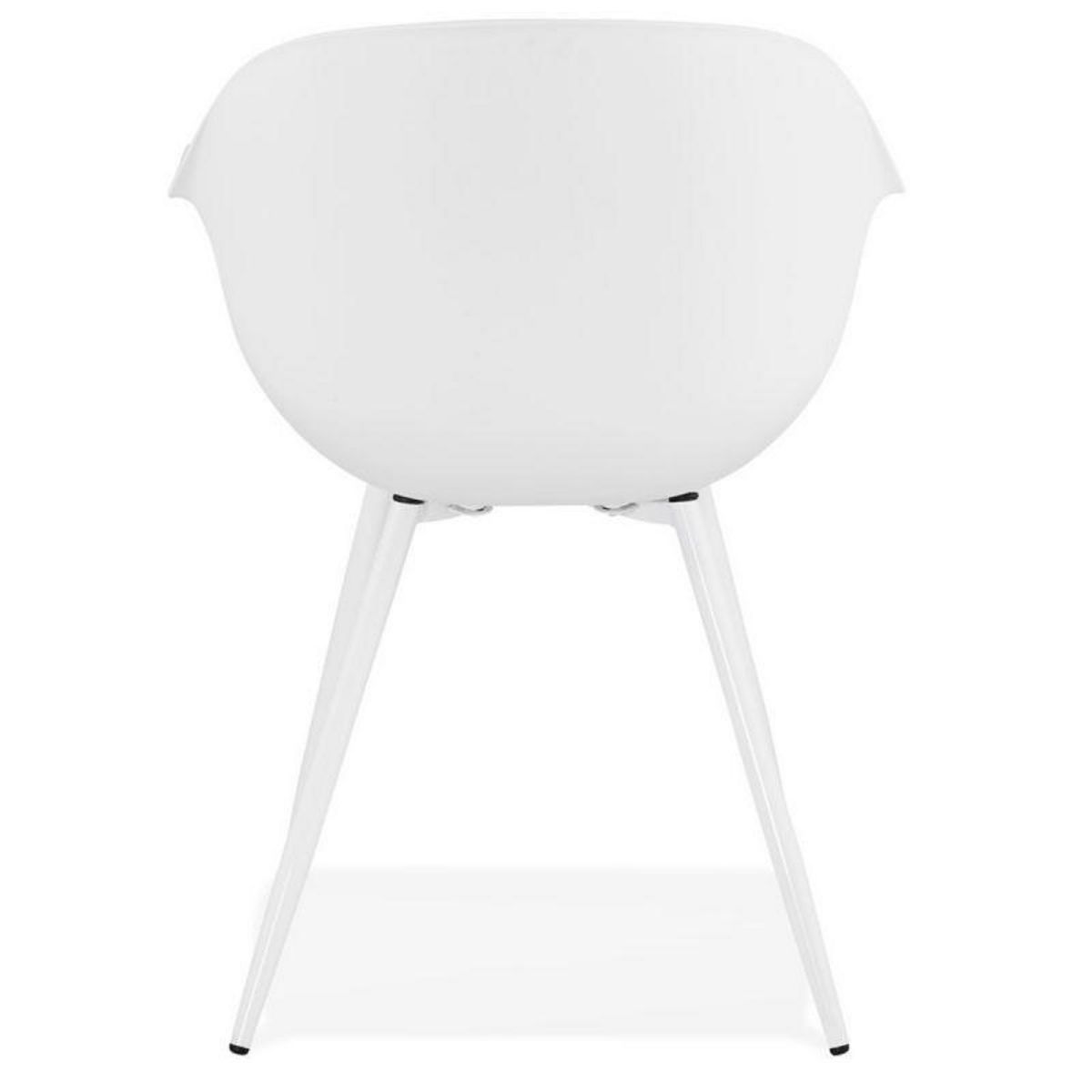 Paris Prix Chaise Design avec Accoudoirs  Sinco  85cm Blanc