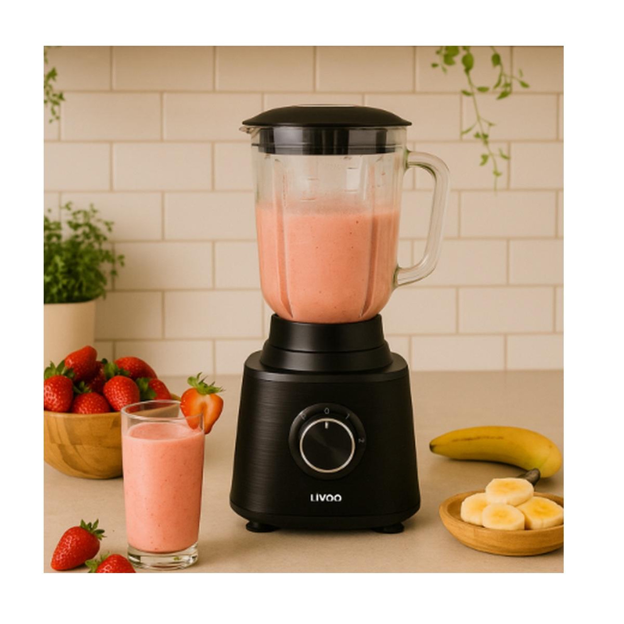 Voir la diapositive 2 : LIVOO Robot multifonctions 1.5l 600w noir - DOP250N