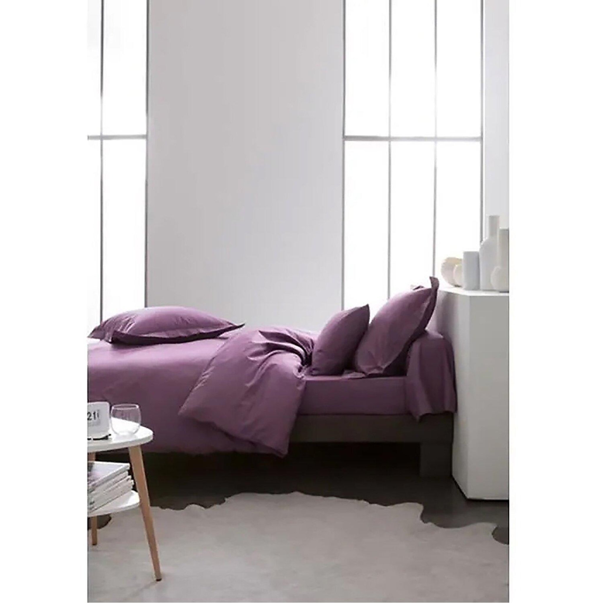 Voir la diapositive 3 : Home collection Taie d'oreiller 75x75 100% coton today jus de myrtille
