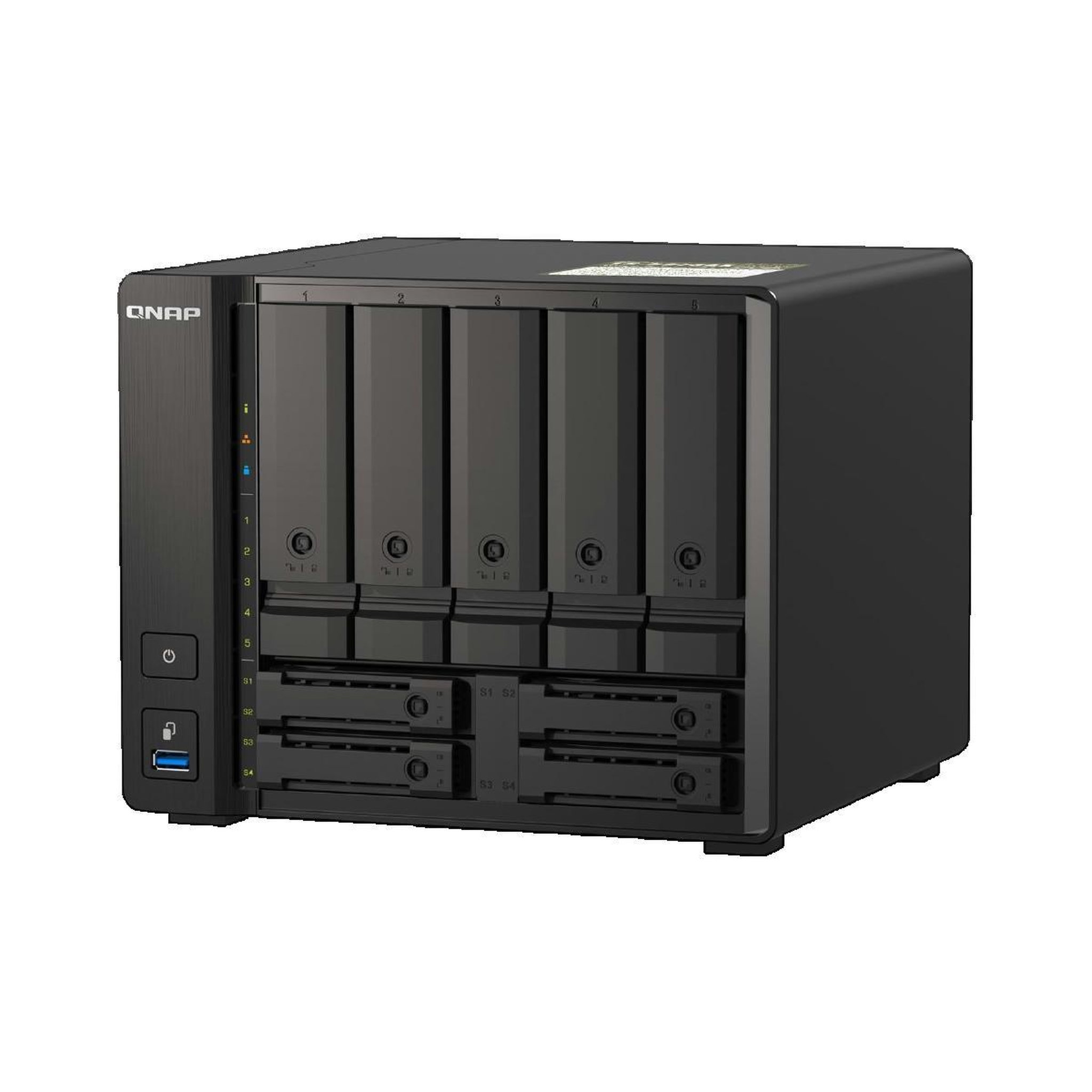 Voir la diapositive 3 : Qnap Serveur NAS QNAP avec support jusqu'à 9 disques durs