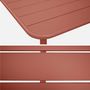 Voir la diapositive 6 : SWEEEK Table de jardin métal 4 places, Amelia L 120 x 70 x 72,5cm