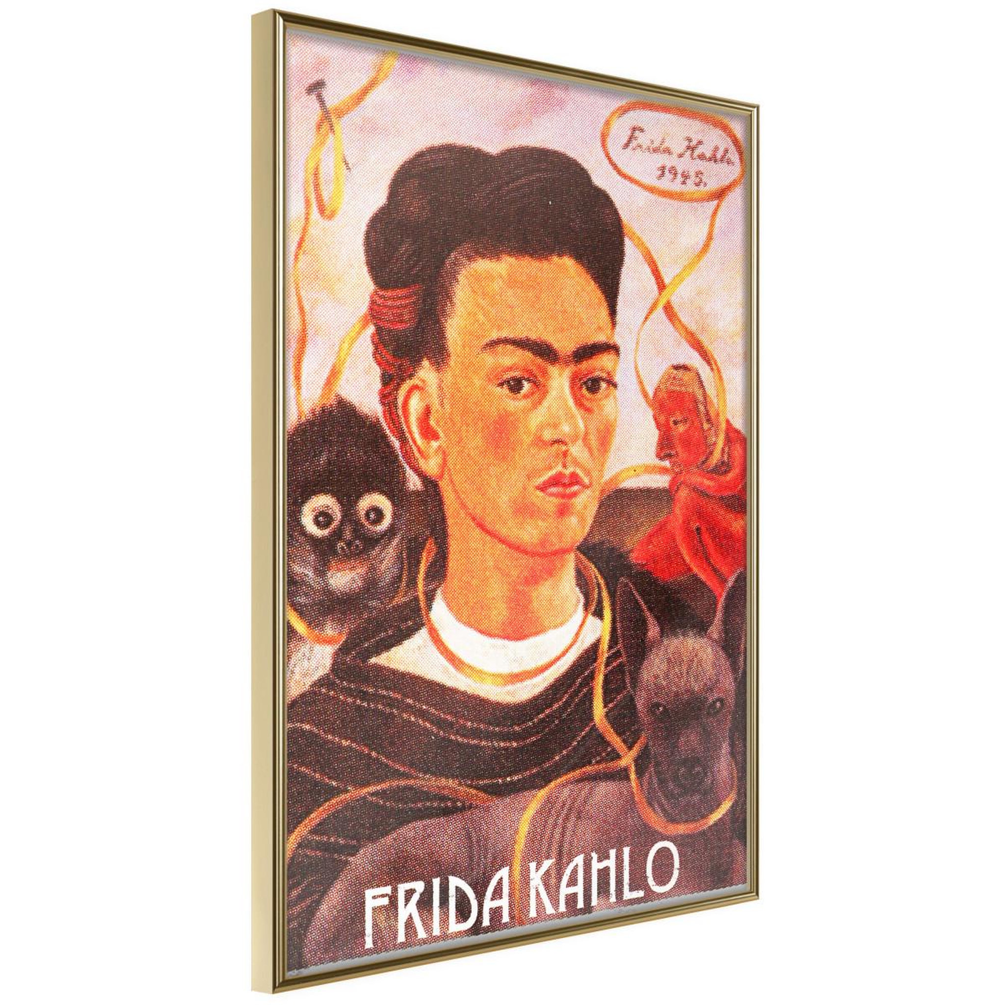 Paris Prix Affiche murale encadrée  frida khalo self-portrait