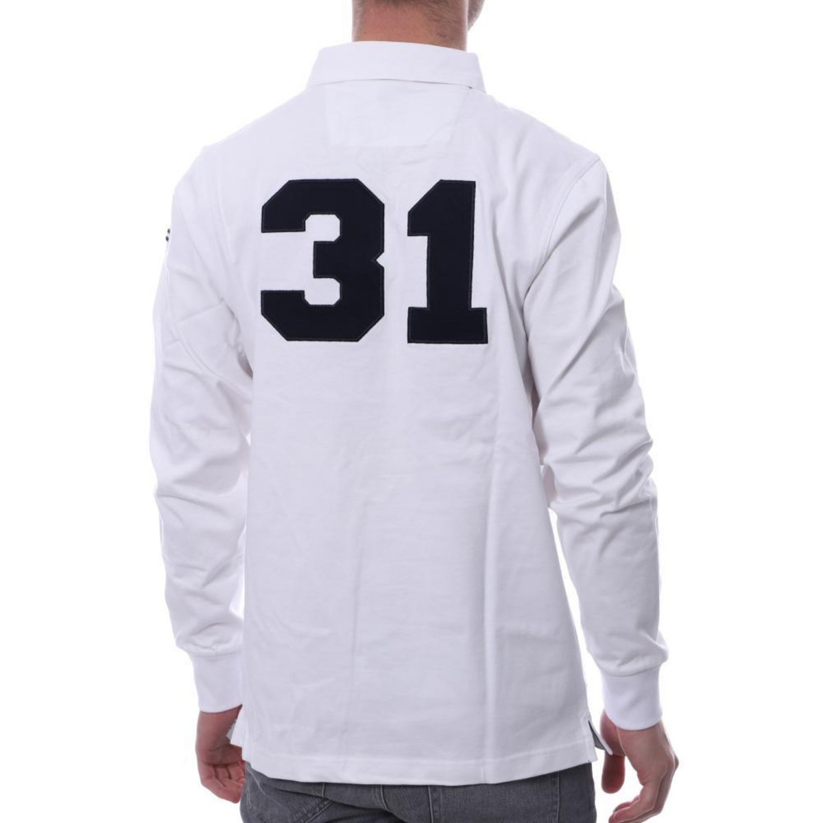 HUNGARIA Polo blanc homme Hungaria International Polo Team