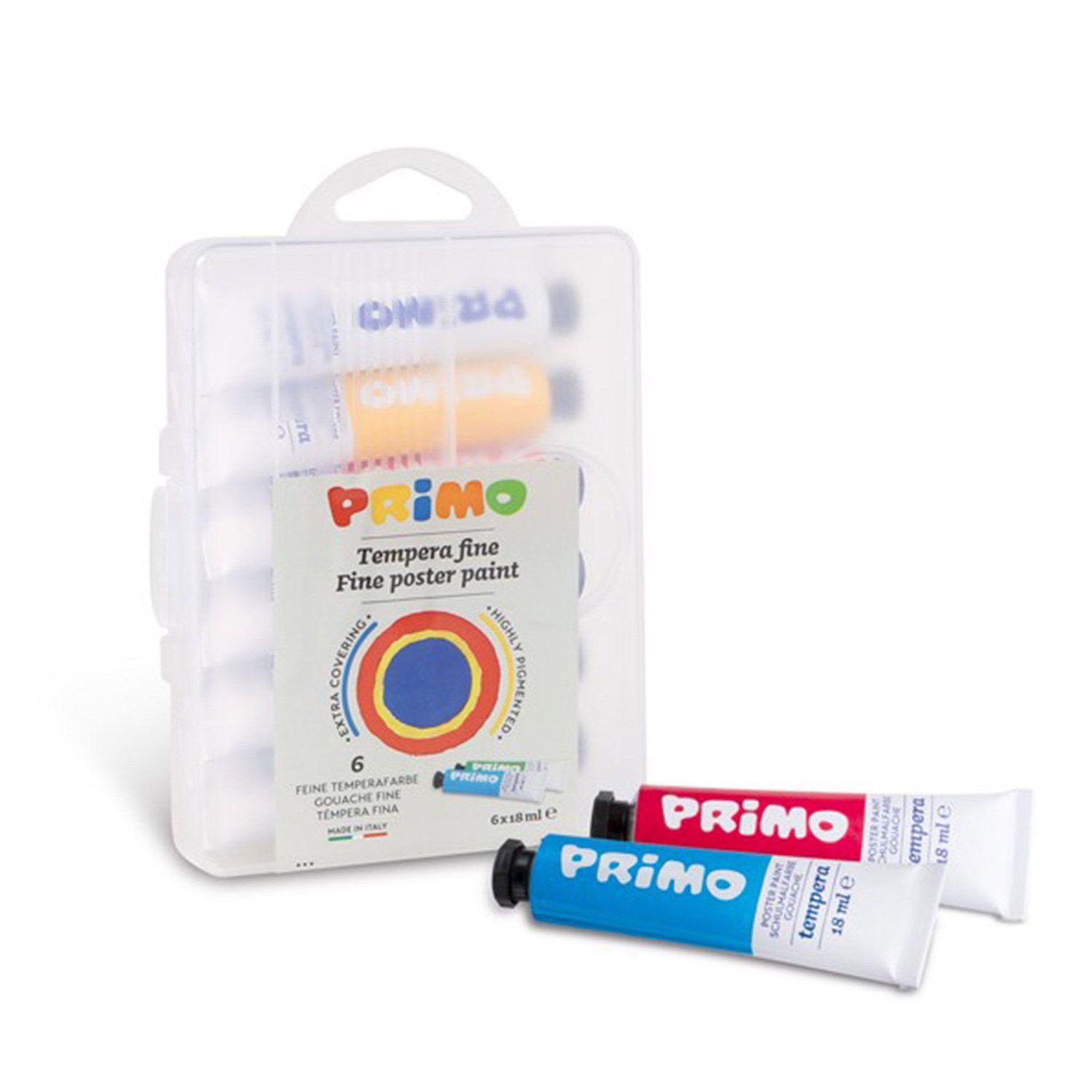 Voir la diapositive 4 : PRIMO 6 tubes de peinture gouache 18 ml