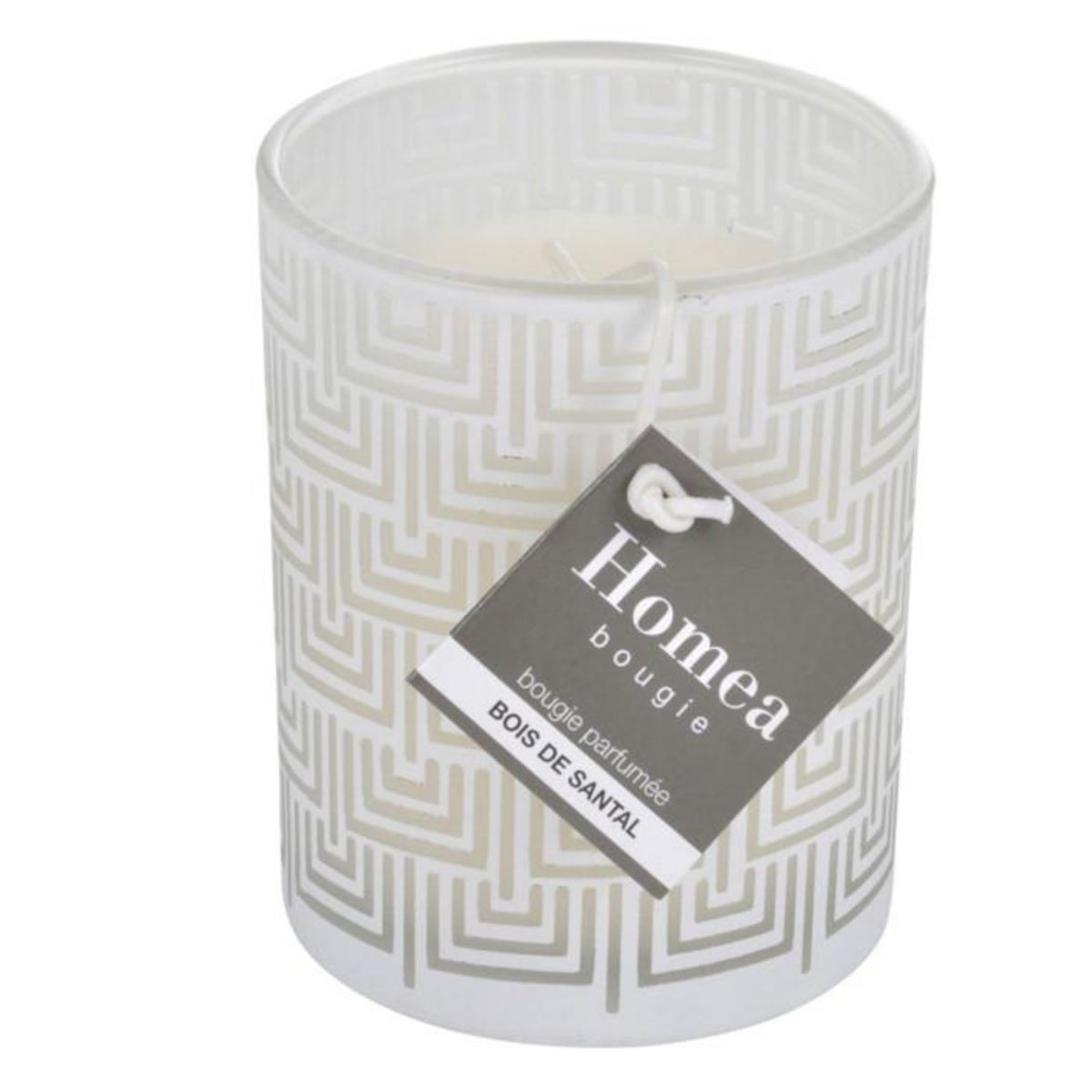 Paris Prix Bougie Parfumée  Graphic Ethnic  8cm Blanc