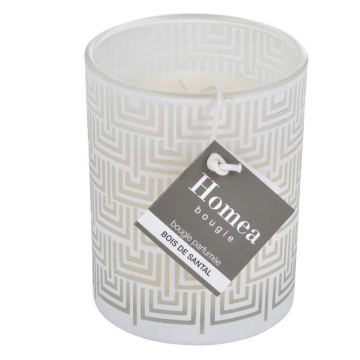 Paris Prix Bougie Parfumée  Graphic Ethnic  8cm Blanc