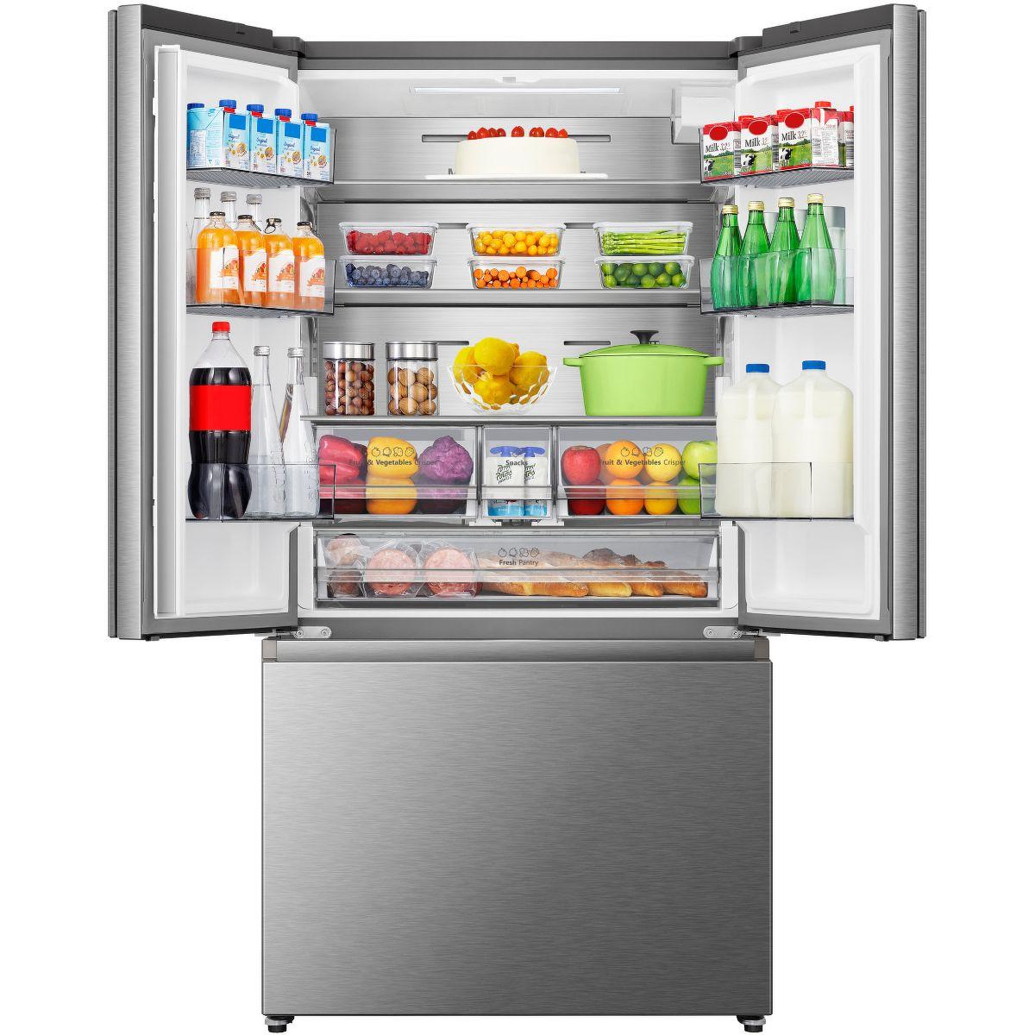 Voir la diapositive 5 : Hisense Réfrigérateur multi portes rf815n4sese
