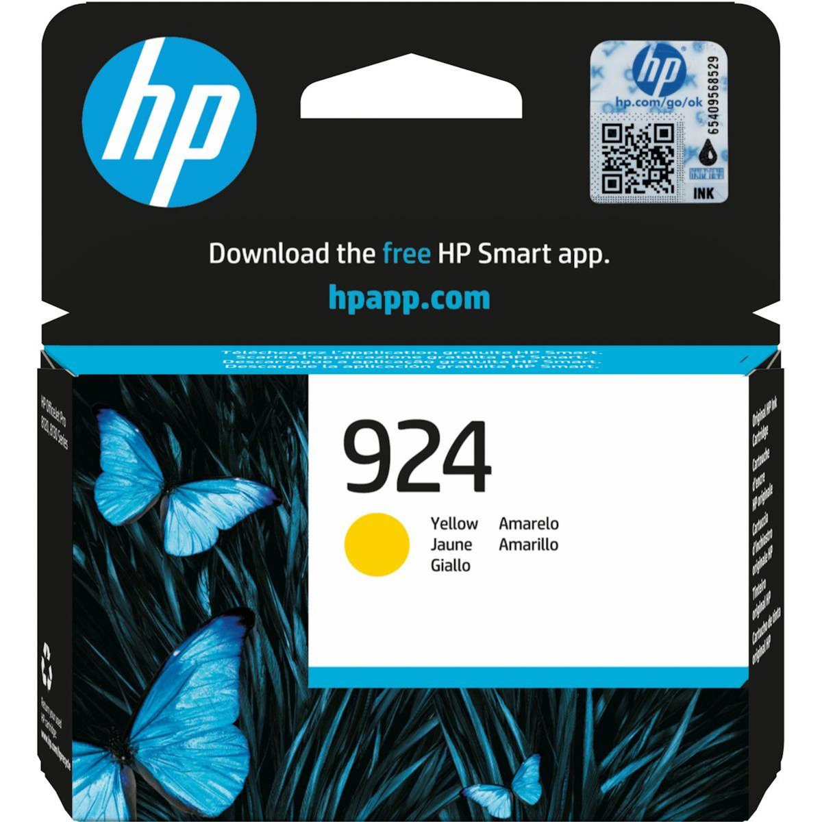 HP Toner Originale 924 Jaune (Yellow) Standard - 6S8T3AE