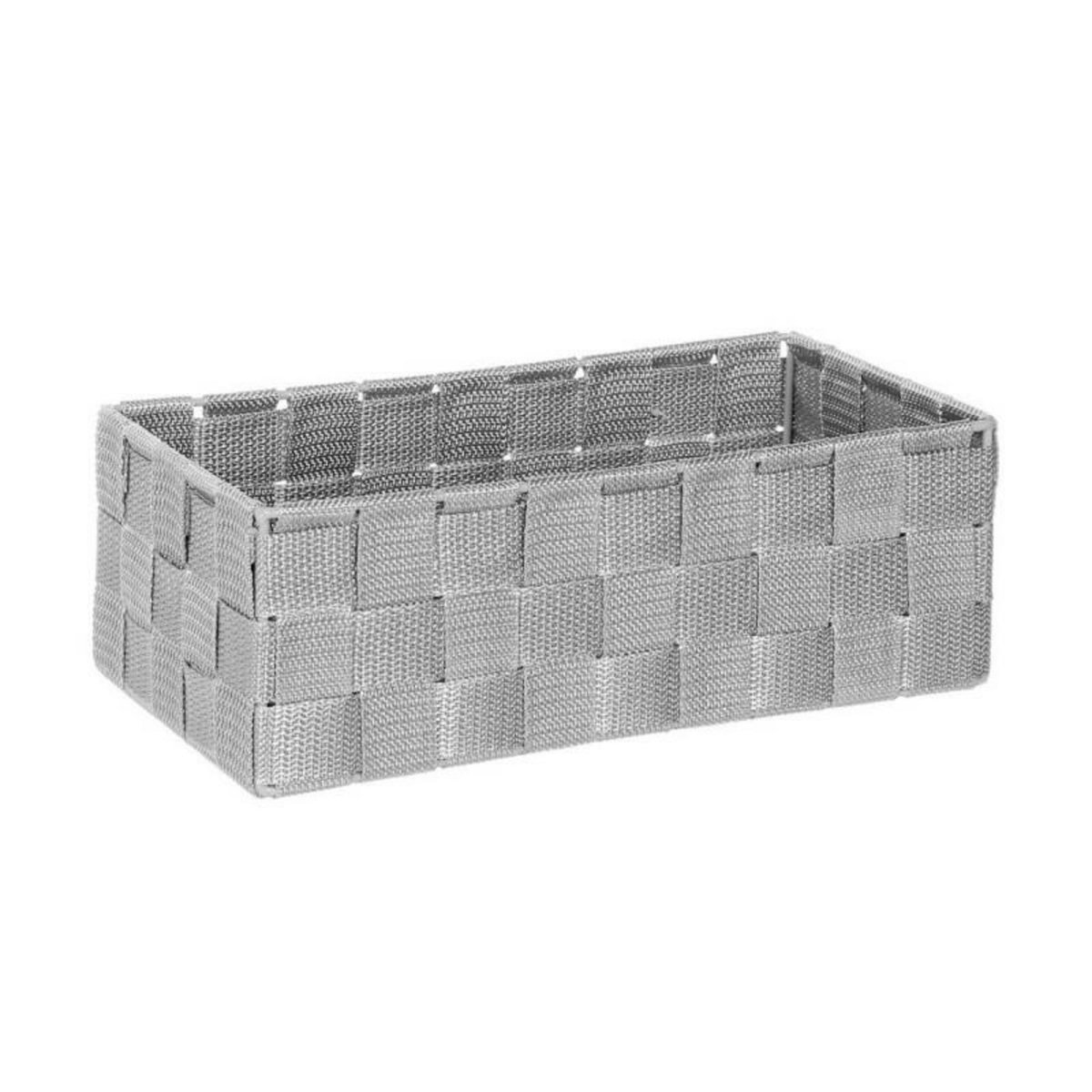  Lot de 4 Paniers de Rangement  Déco  28cm Gris Clair