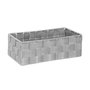 Voir la diapositive 3 :  Lot de 4 Paniers de Rangement  Déco  28cm Gris Clair