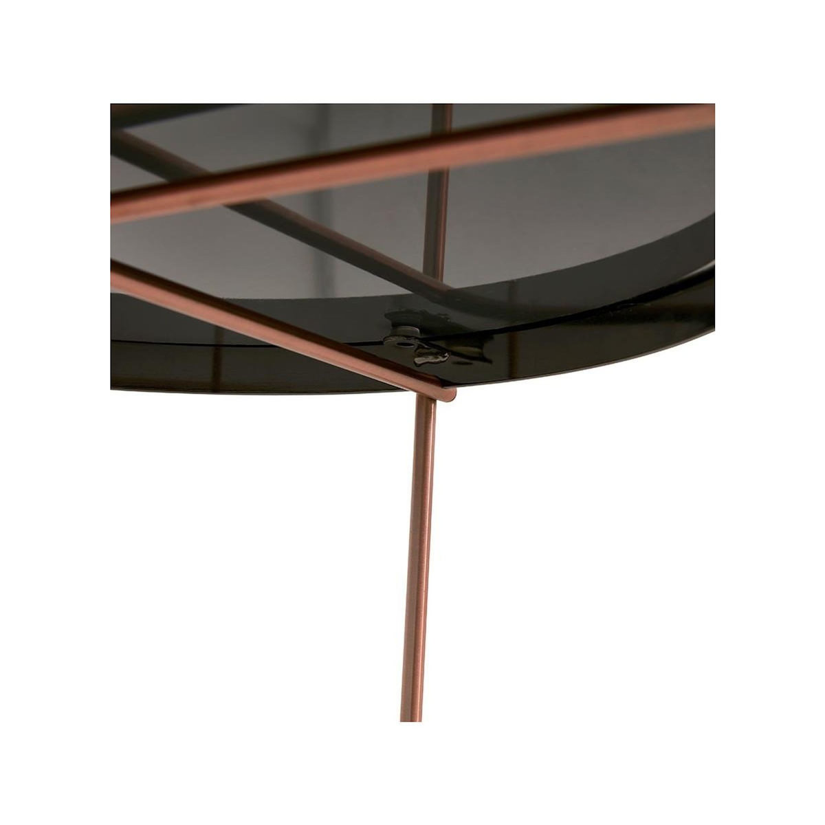 Paris Prix Table d'Appoint Ronde Pliable  Minois  45cm Cuivre