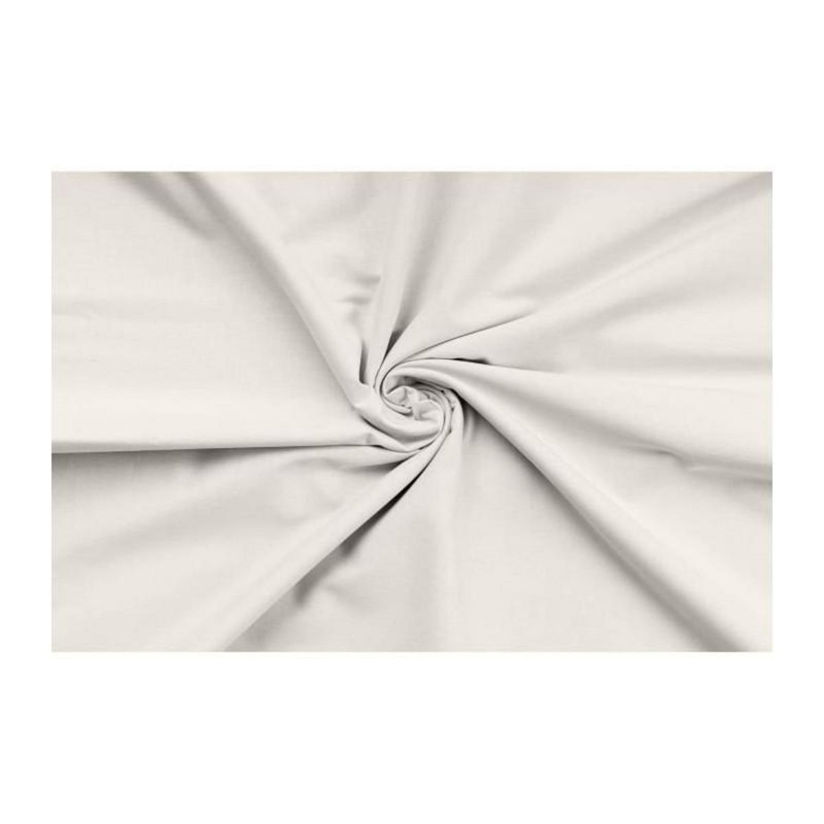 GENERIQUE Parure de lit - 1 housse de couette 220 x 240 cm + 2 taies d'oreiller 60 x 60 cm - 100% coton renforcé - Blanc