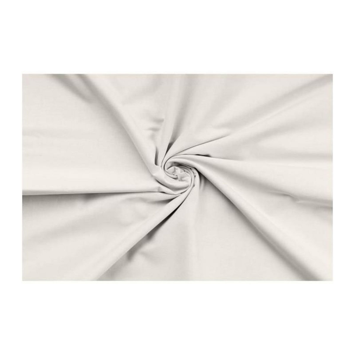 GENERIQUE Parure de lit - 1 housse de couette 220 x 240 cm + 2 taies d'oreiller 60 x 60 cm - 100% coton renforcé - Blanc