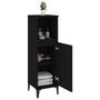 Voir la diapositive 4 : VIDAXL Armoire de salle de bain noir 30x30x100 cm bois d'ingenierie