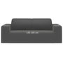 Voir la diapositive 6 : VIDAXL Housse extensible canape 2places Anthracite Jersey de polyester