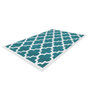 Voir la diapositive 4 : Paris Prix Tapis Vintage à Poils Courts  Manolya  Turquoise