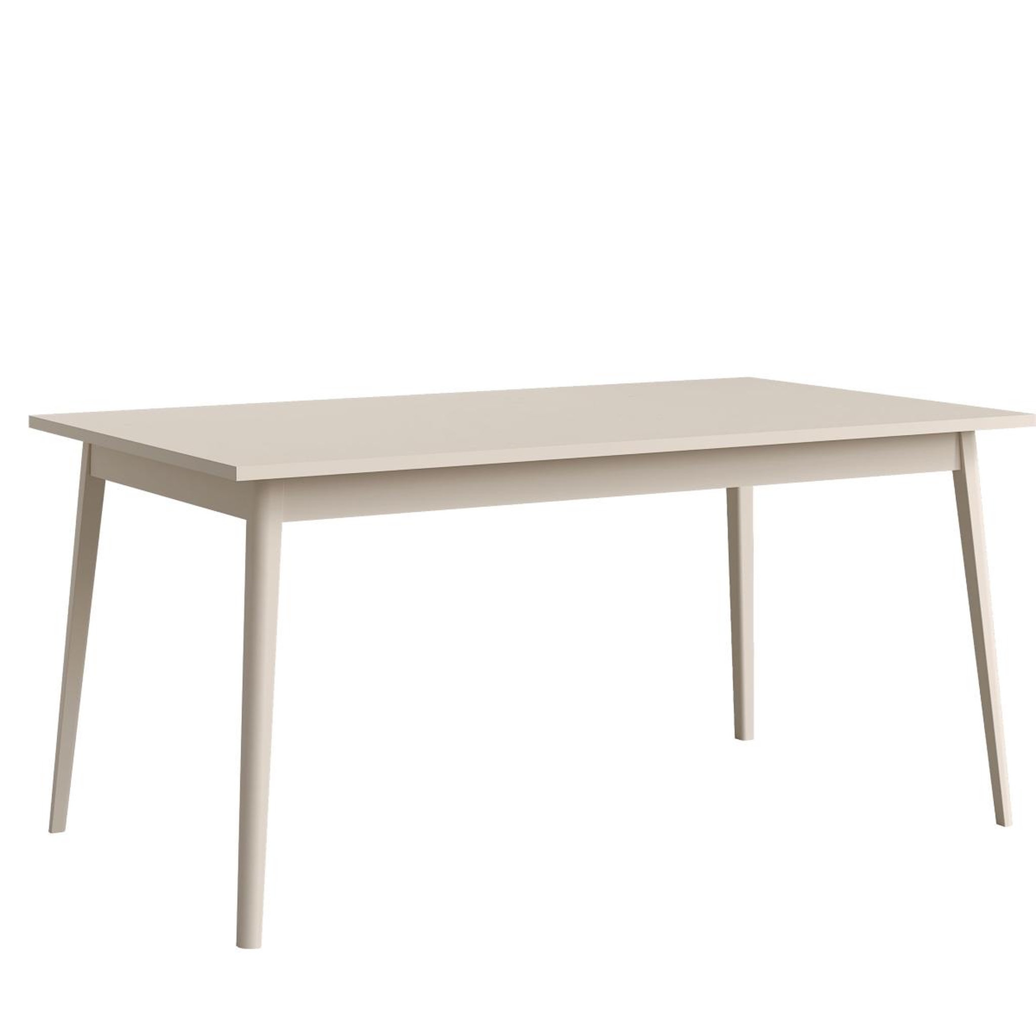 JLC KREATION Table à manger scandinave beige cachemire 180cm ezia