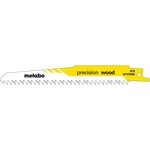 METABO SAS 100 lames de scie sabre « precision wood » HCS - 150 x 1,25 mm