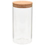 Voir la diapositive 3 : VIDAXL 6pcs Pots de conservation en verre et couvercle en liège 1400ml