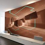 Paris Prix Papier Peint  Celadon Trail. Coloris disponibles : Multicolore