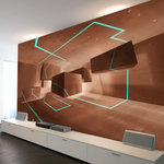 Paris Prix Papier Peint  Celadon Trail. Coloris disponibles : Multicolore