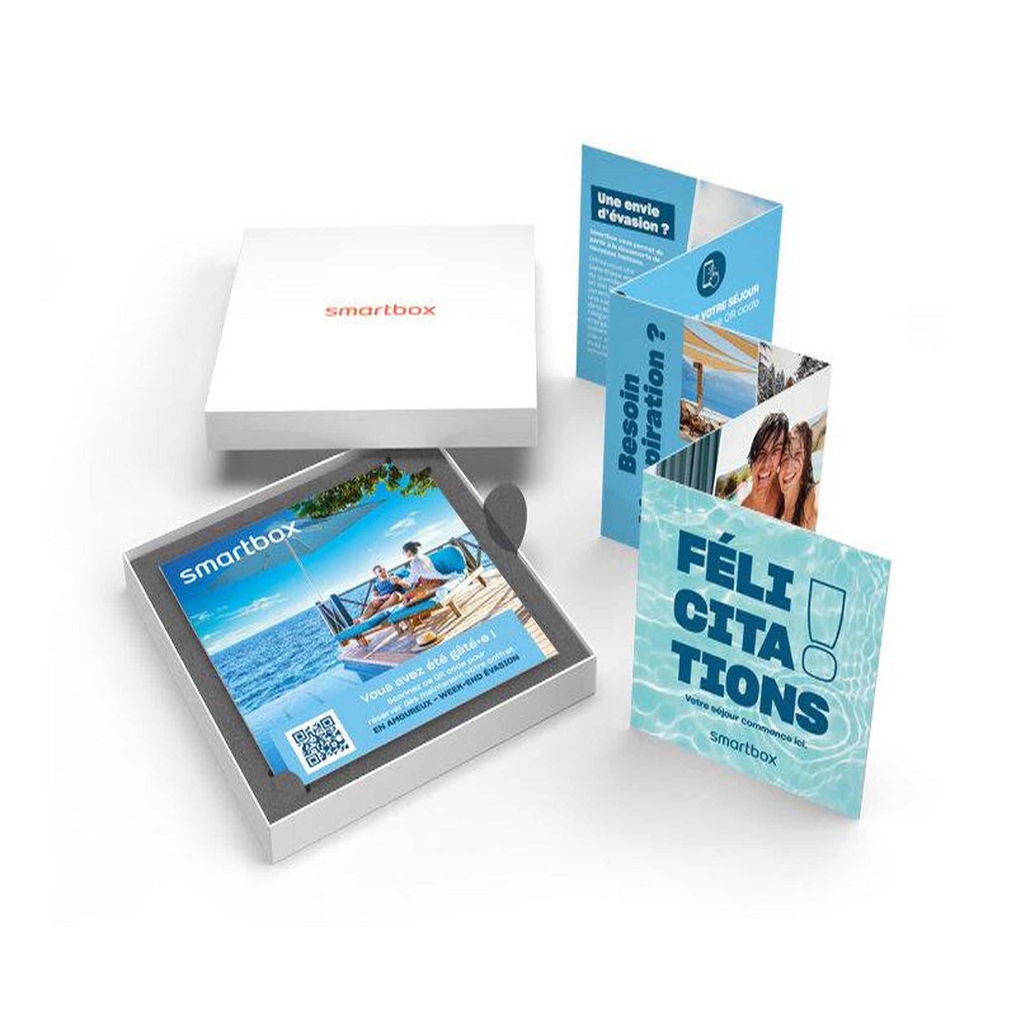 Voir la diapositive 2 : Smartbox En amoureux - Week-end évasion - Coffret Cadeau Séjour
