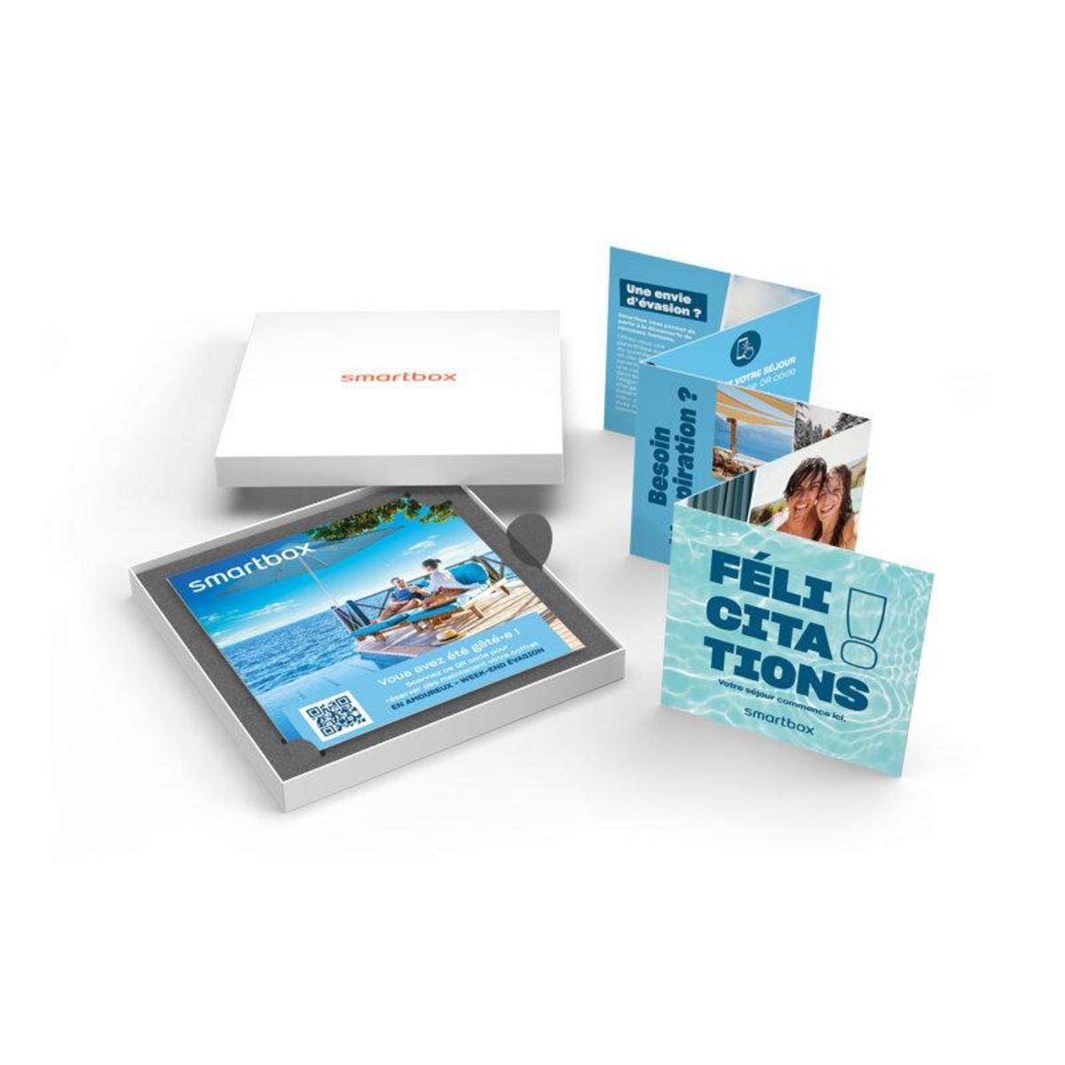 Smartbox En amoureux - Week-end évasion - Coffret Cadeau Séjour