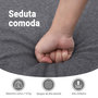 Voir la diapositive 6 : VIDAXL Fauteuil inclinable Marron Tissu