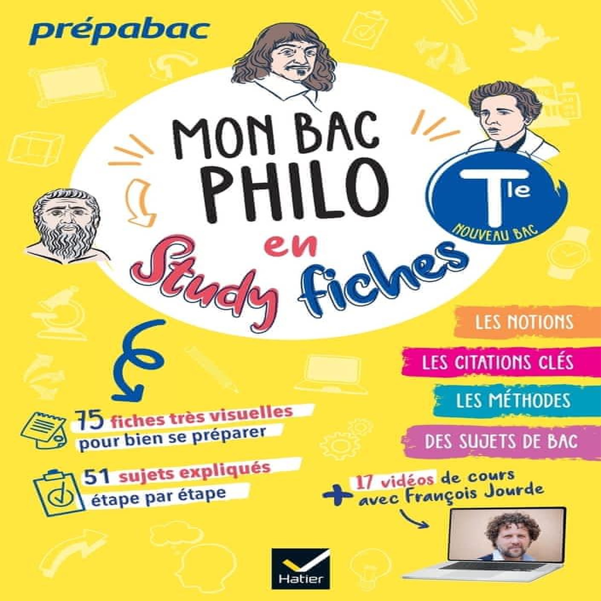 PHILOSOPHIE TLE MON BAC PHILO EN STUDY FICHES. EDITION 2025, Lamouche Fabien