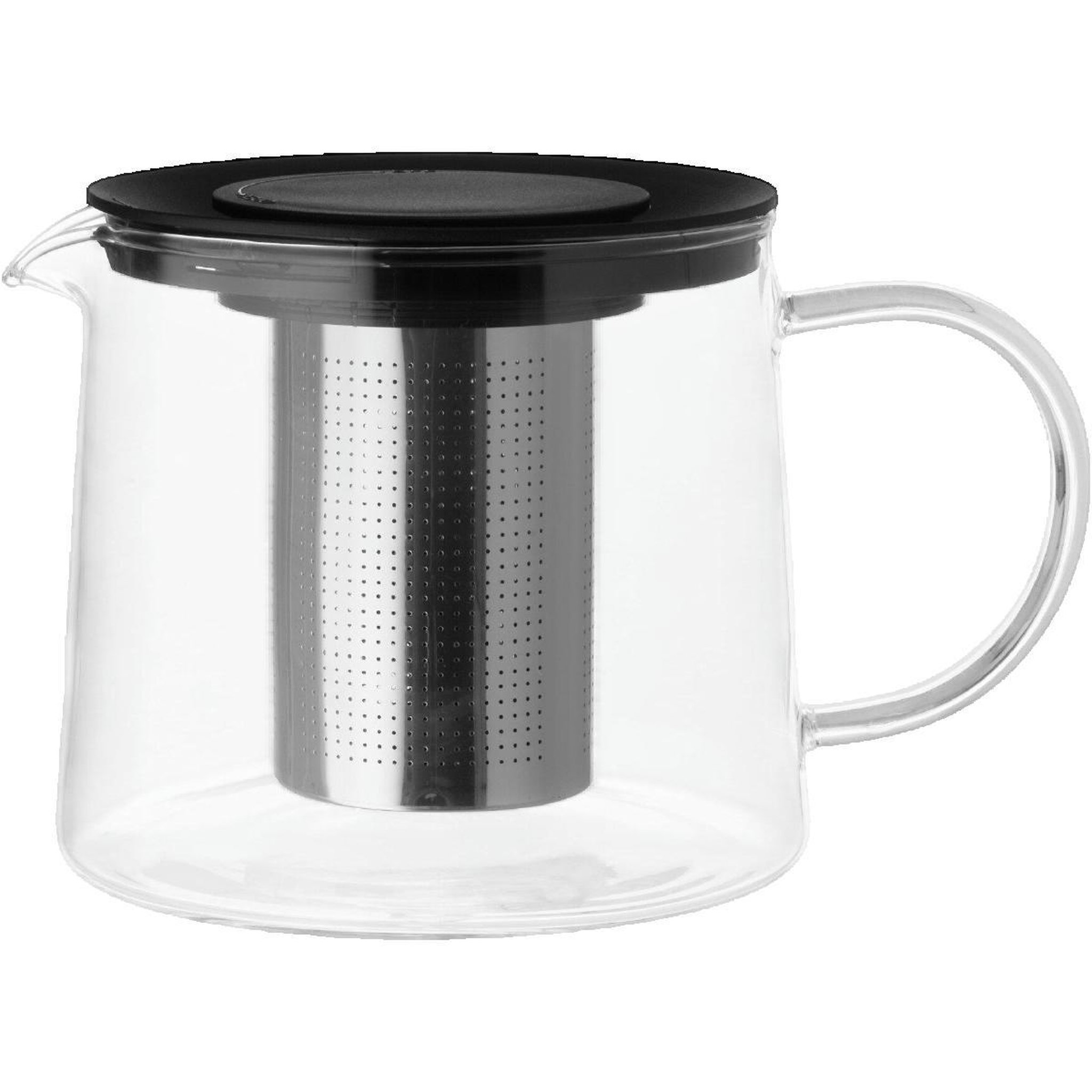 Bouilloire no-name en verre borosilicate avec infuseur intégré