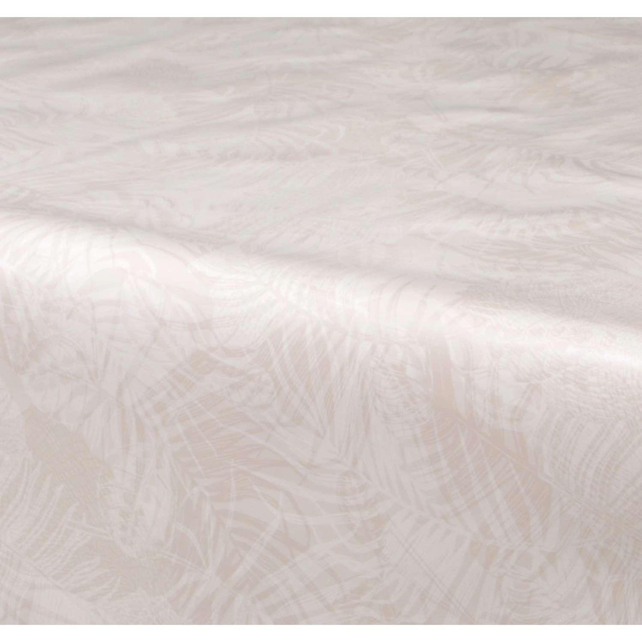Voir la diapositive 3 : HABITABLE Nappe en toile cirée rectangulaire Vitali - 140 x 200 cm - Beige nacré