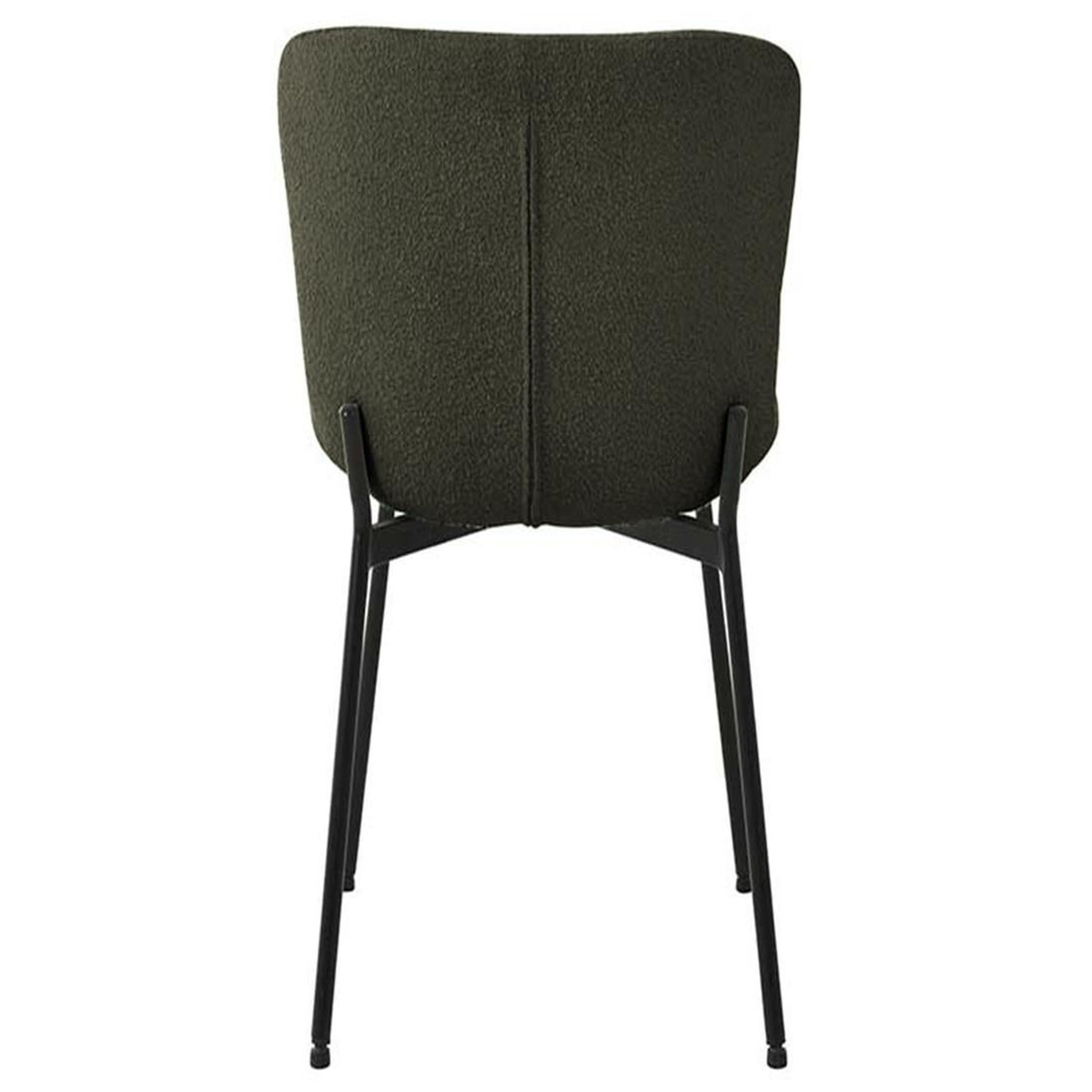 Voir la diapositive 6 : LISA DESIGN Castillo - lot de 4 chaises - kaki - en tissu bouclette