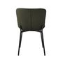 Voir la diapositive 6 : LISA DESIGN Castillo - lot de 4 chaises - kaki - en tissu bouclette