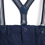 Voir la diapositive 2 : IN EXTENSO Pantalon à bretelles bébé garçon
