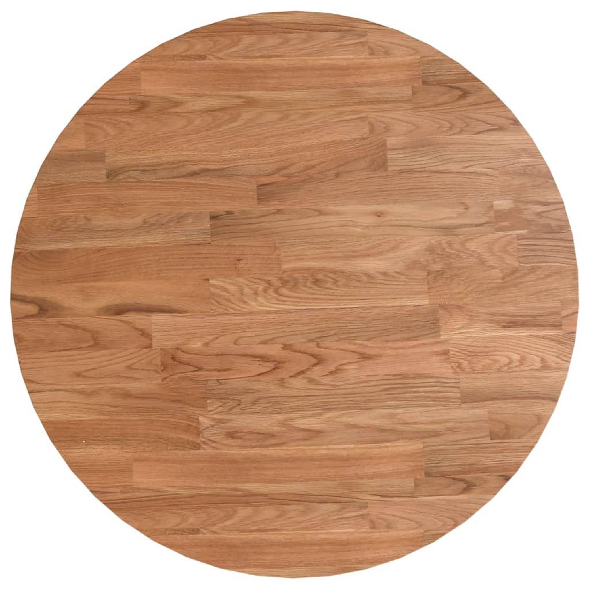 Voir la diapositive 2 : VIDAXL Dessus de table rond Marron clair Ø40x1,5 cm Bois chene traite