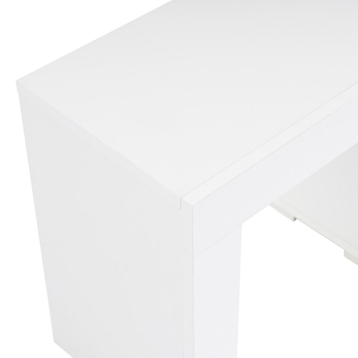 CONCEPT USINE Meuble TV avec placards blanc 180cm BASO