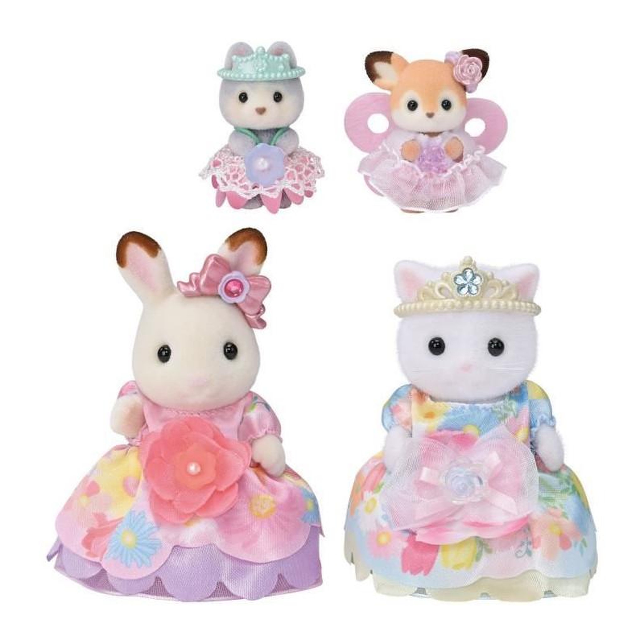 Voir la diapositive 3 : Sylvanian Families Les princesses en robes a fleurs - SYLVANIAN FAMILIES - 5809