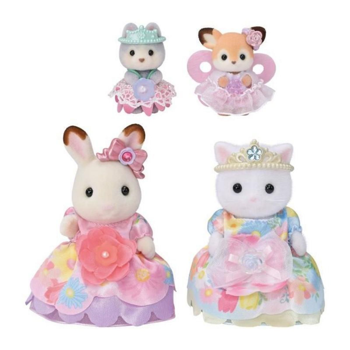 Sylvanian Families Les princesses en robes a fleurs - SYLVANIAN FAMILIES - 5809
