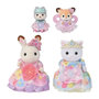 Voir la diapositive 3 : Sylvanian Families Les princesses en robes a fleurs - SYLVANIAN FAMILIES - 5809