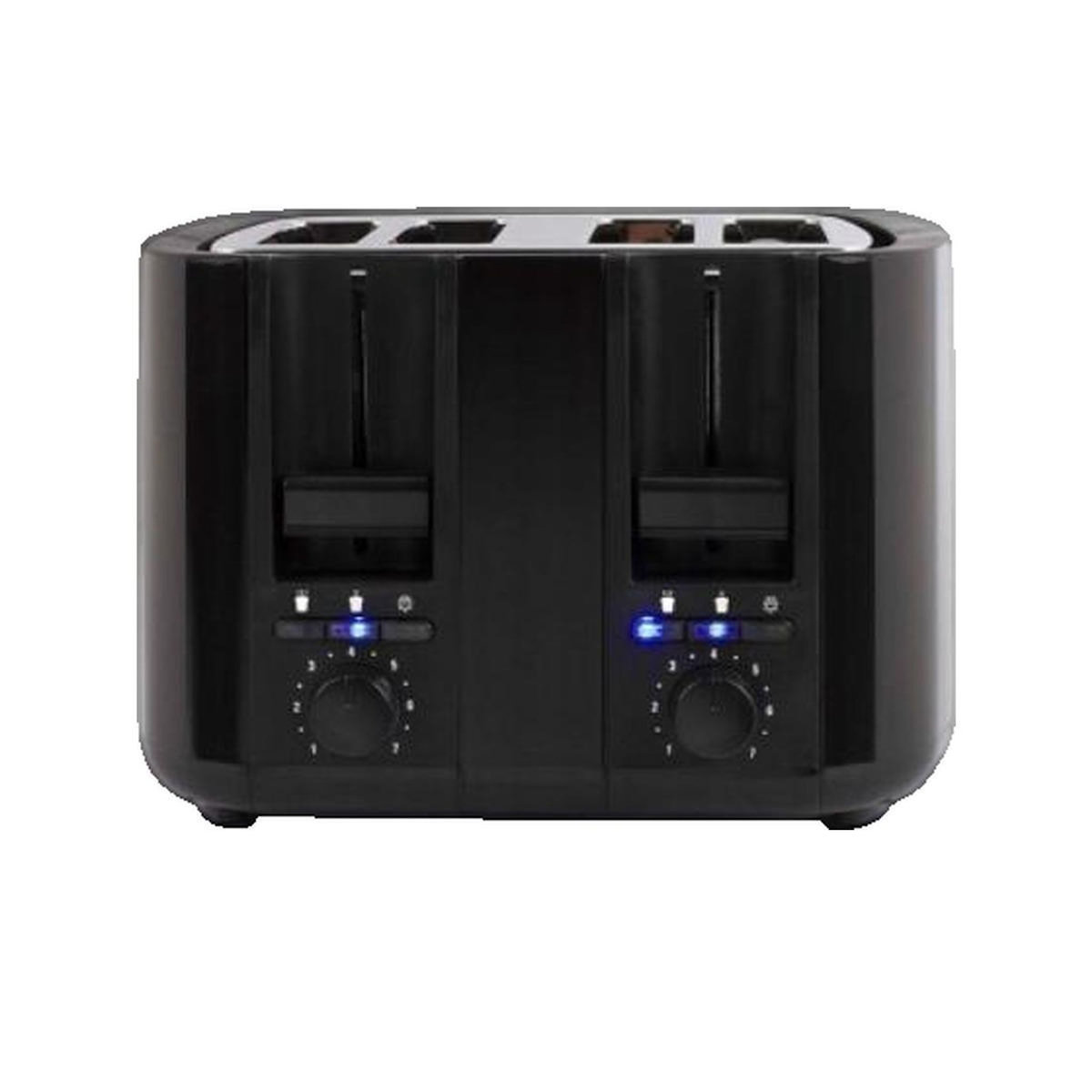 LIVOO Grille-pain Livoo Moderne 4 fentes noir