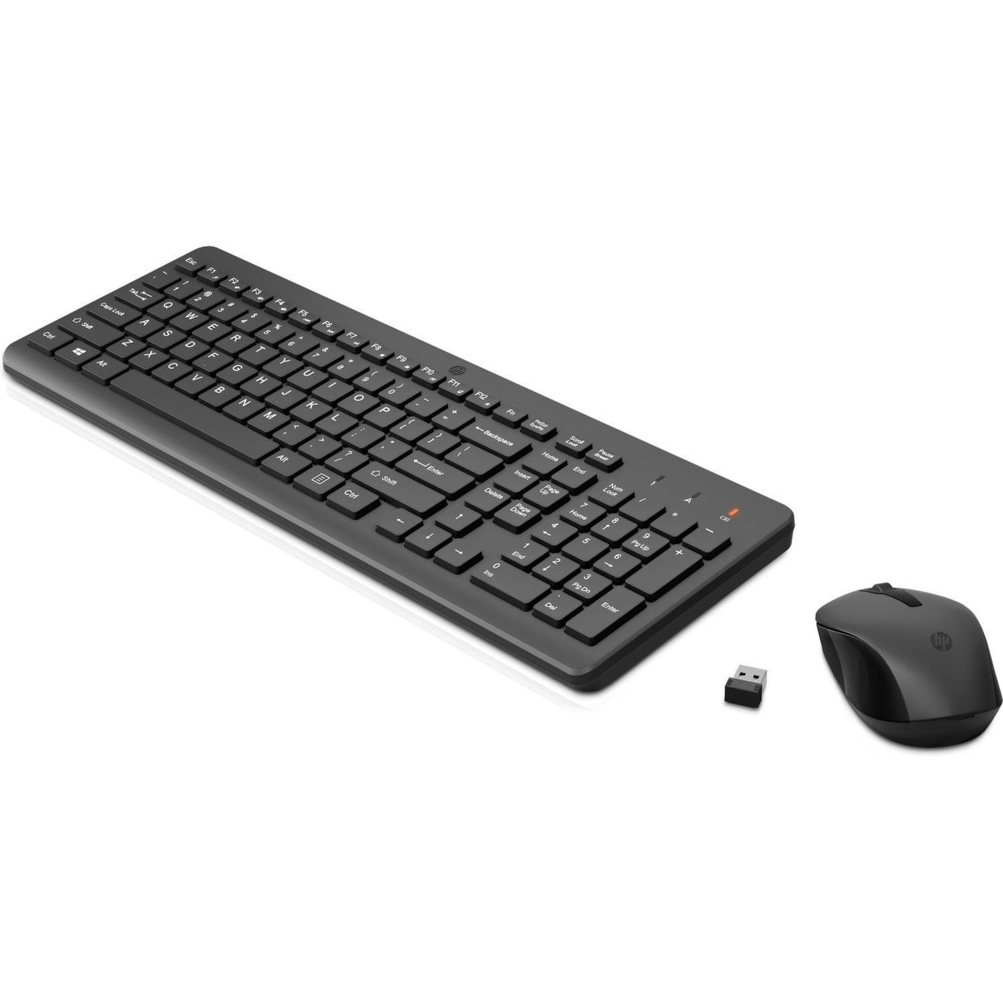 Voir la diapositive 3 : HP HP 330 Wireless Mouse and Keyboard Combination clavier Souris incluse RF sans fil Anglais Noir
