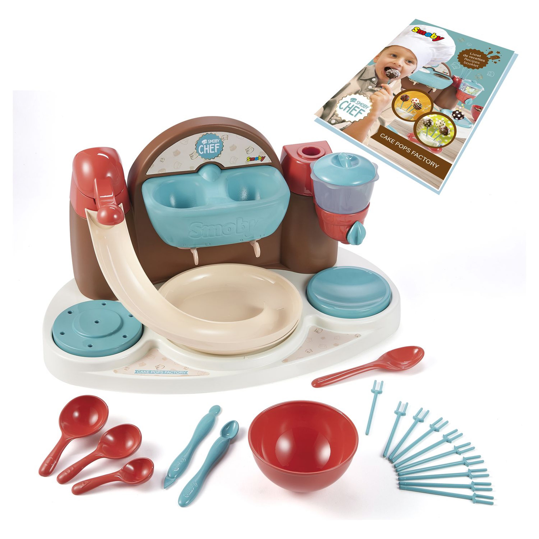 Voir la diapositive 2 : SMOBY CHEF CAKE POPS FACTORY
