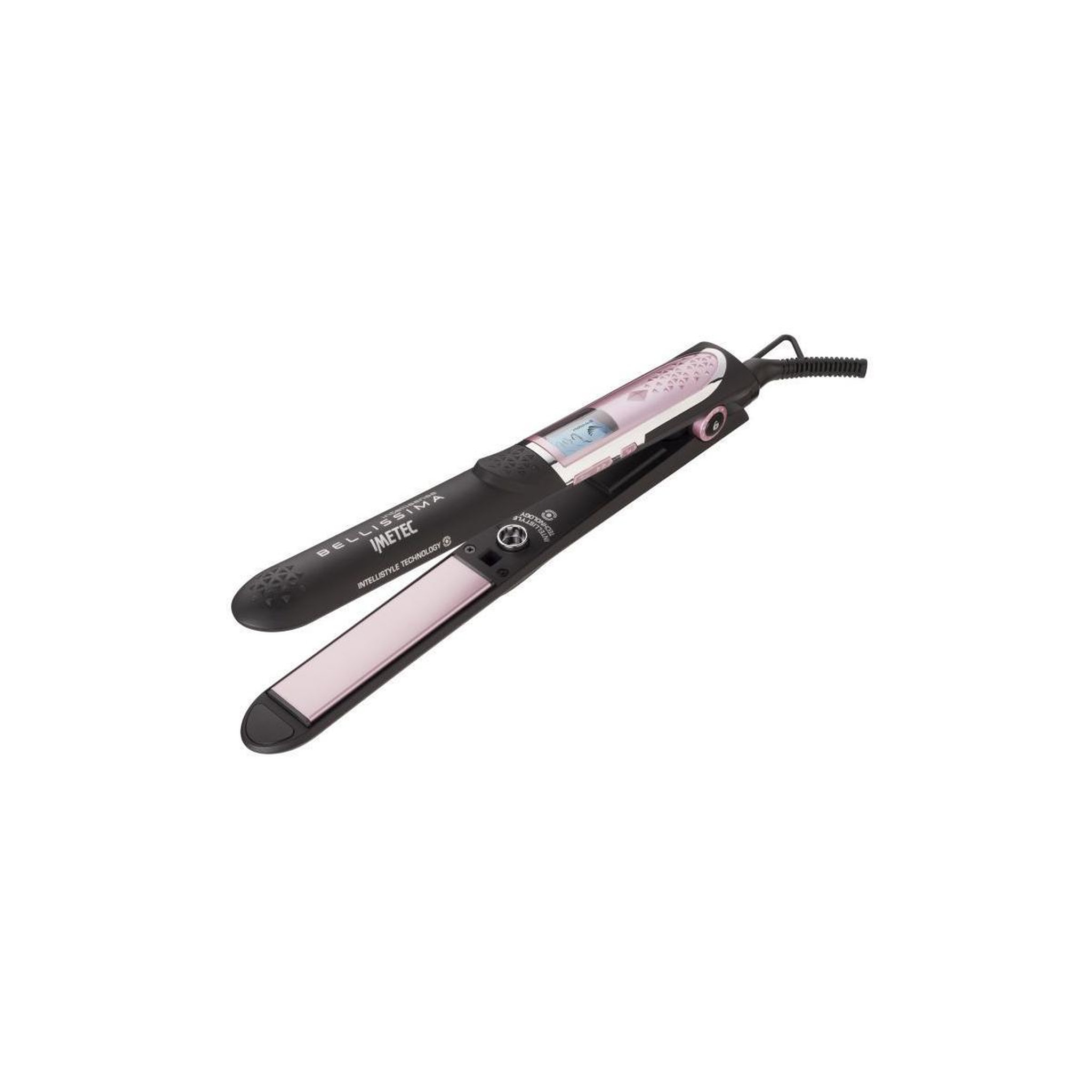 Voir la diapositive 2 : BELLISSIMA Bellissima intelllisense b24 100 fer à lisser à chaleur noir, rose 1,8 m