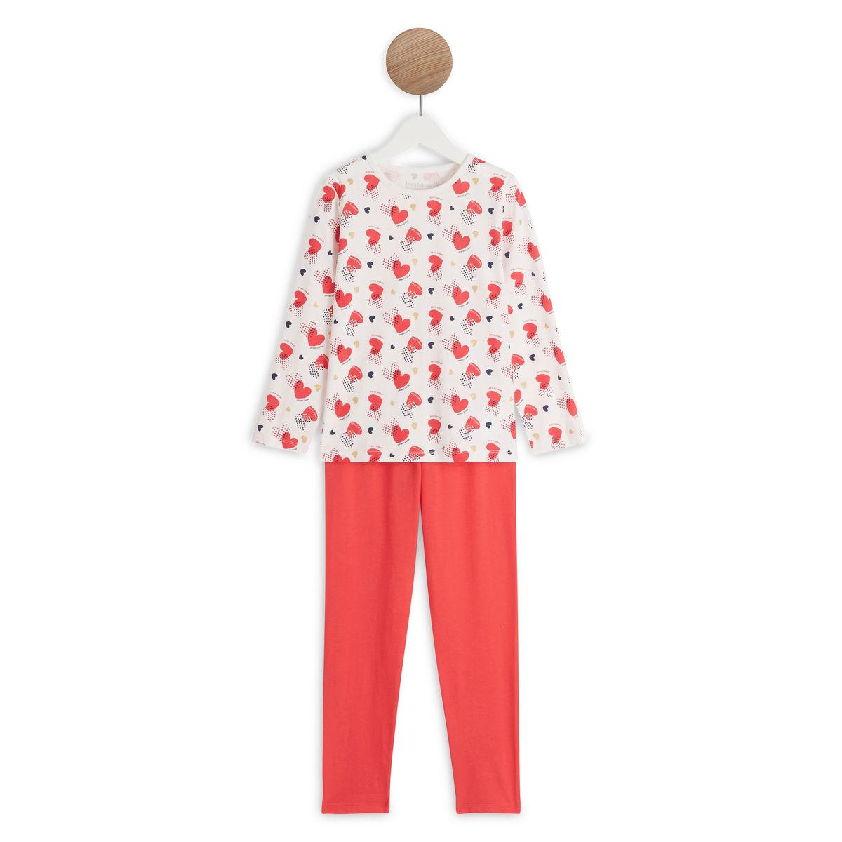 INEXTENSO Pyjama coeurs fille