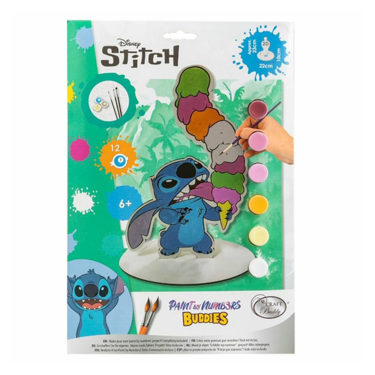 Oz International Figurine Stitch à peindre