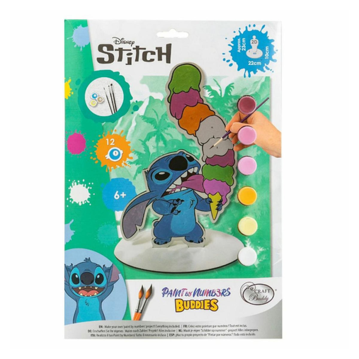 Oz International Figurine Stitch à peindre