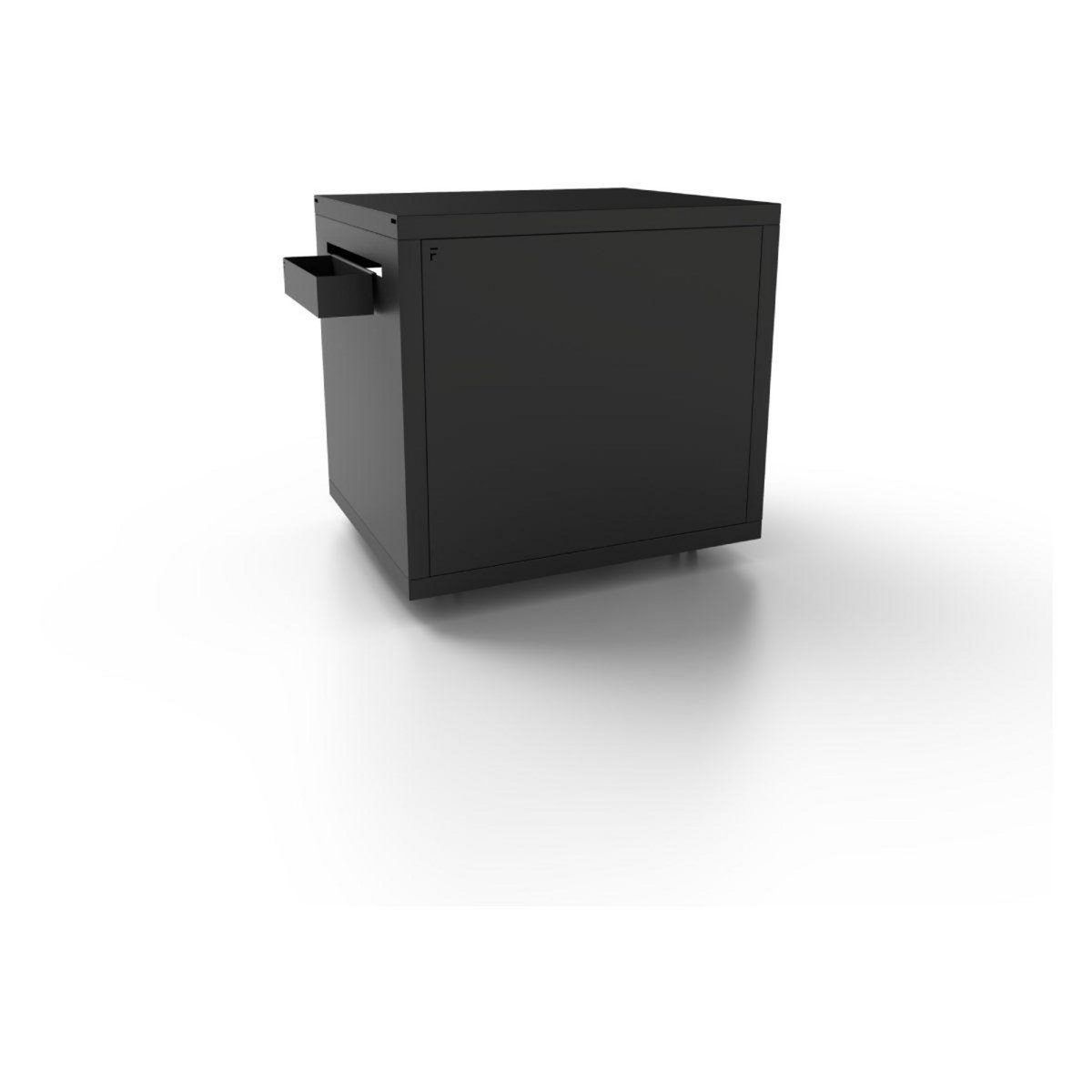 FORGE ADOUR Chariot Plancha DRPAF N Noir Roulant Acier Fermé  colmpatible plancha 80 cm DRPAF N Roulant Plancha Acier Fermé Noir