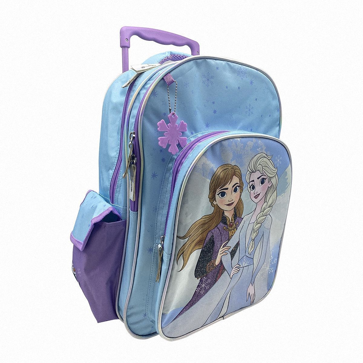 DISNEY Sac à dos à roulettes bleu Reine des Neiges