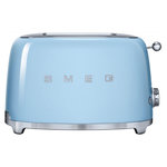 SMEG Grille-pain TSF01PBEU Bleu Azur
