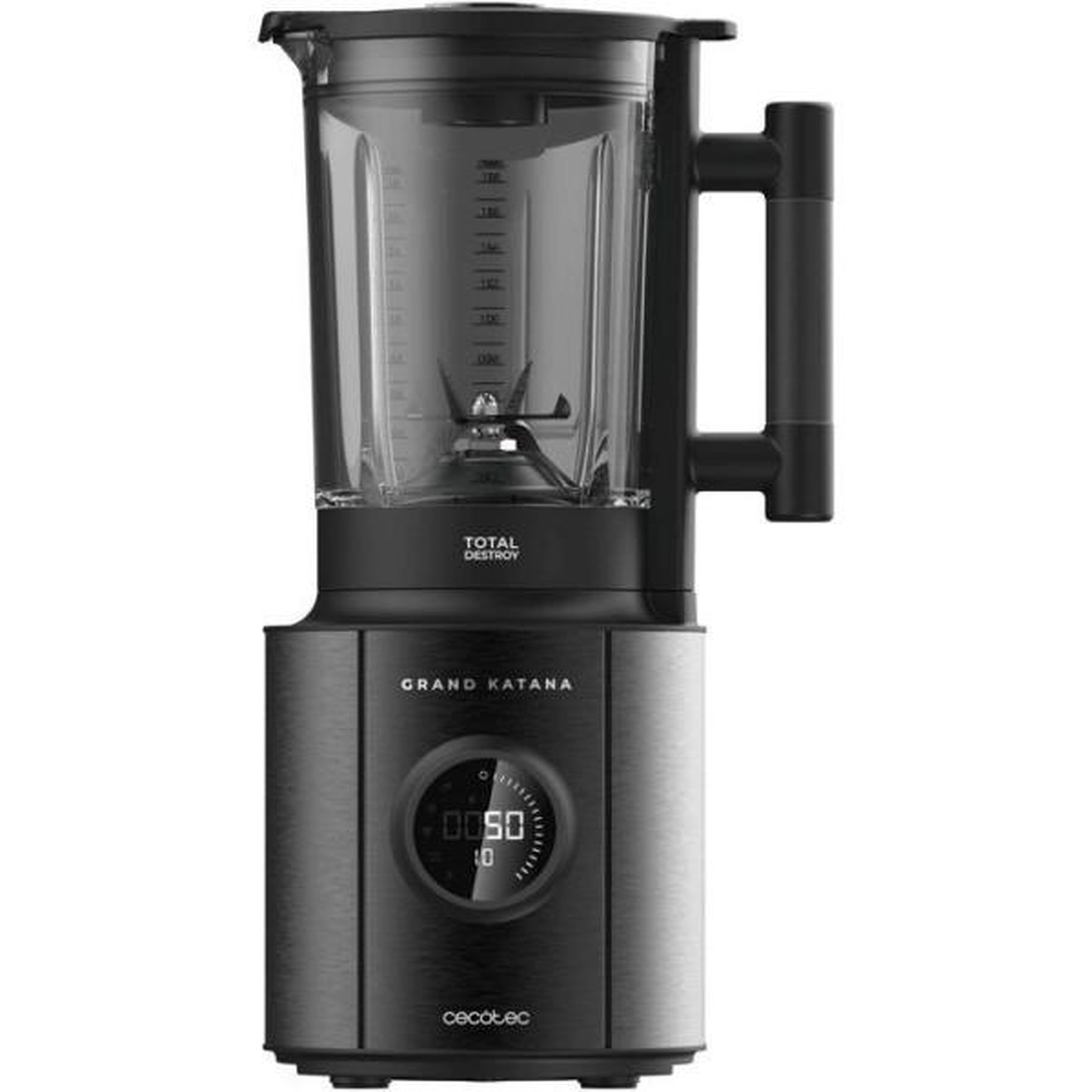 Voir la diapositive 2 : CECOTEC Mixeur Electrique  - CECOTEC - Grand Katana Total Destroy Screen B - 2700 W - 1,8 L - Bol en verre - Noir
